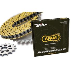 Kit chaîne AFAM 520XRR3 13/48 renforcé - couronne ultra-light anti-boue