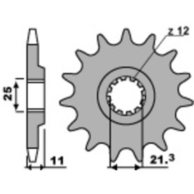 Pignon PBR acier standard 727 - 520