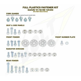 Kit vis complet de plastiques Bolt Suzuki RM125/250