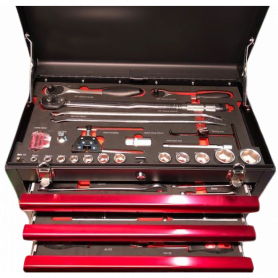 Caisse à outils MX Toolbox complète spéciale moto - 65 éléments-1