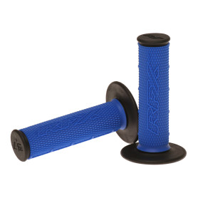 Paire de poignées bi-composant RFX Pro Series extrémités noires (Bleu/Noir)