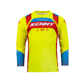 maillot-cross-kenny-track-focus-enfant-jaune-fluo-rouge-1