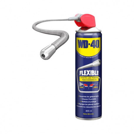 Spray Lubrifiant aérosol Multifonction WD40 Flexible - 600 ml