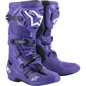 bottes-moto-cross-alpinestars-tech-10-violet-noir