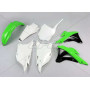 Kit plastique UFO couleur origine (2014) vert/blanc/noir Kawasaki KX85