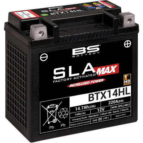 BATTERY BS BTX14HL SLA-MAX