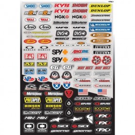 Planche de Stickers Factory Effex Micro Sponsors
