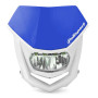 Plaque phare POLISPORT Halo LED bleu/blanc