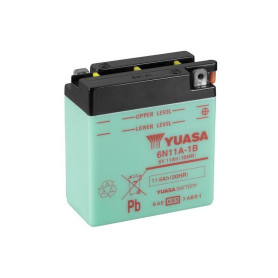Batterie YUASA conventionnelle sans pack acide - 6N11A-1B
