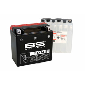 Batterie BS BATTERY sans entretien avec pack acide - BTX14-BS
