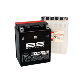 Batterie BS BATTERY sans entretien avec pack acide - BTX14AH-BS