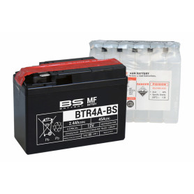 Batterie BS BATTERY sans entretien avec pack acide - BTR4A-BS