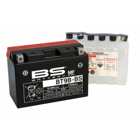Batterie BS BATTERY sans entretien avec pack acide - BT9B-BS