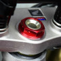 Ecrou de colonne de direction SCAR rouge Honda CRF250/450R