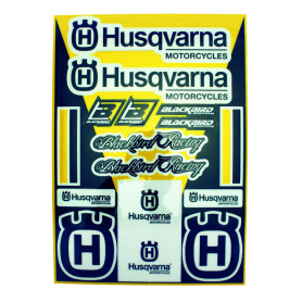 Planche de stickers BLACKBIRD Husqvarna