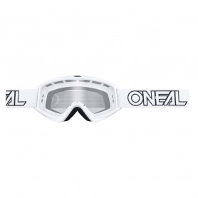 masque-cross-oneal-b-zero-solid-white-clear